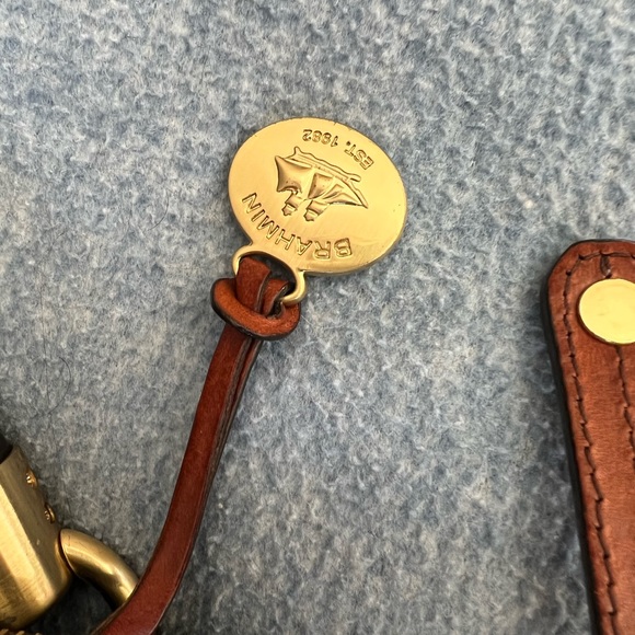 Gently used Brahmin Pleated Satchel. - Picture 6 of 6